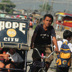 Street scene, Manila, Philippines.